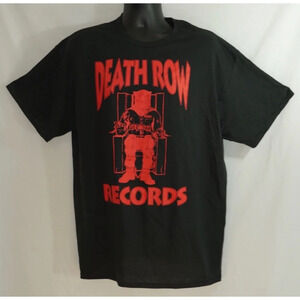 Death Row Records Spellout Graphic T Shirt L